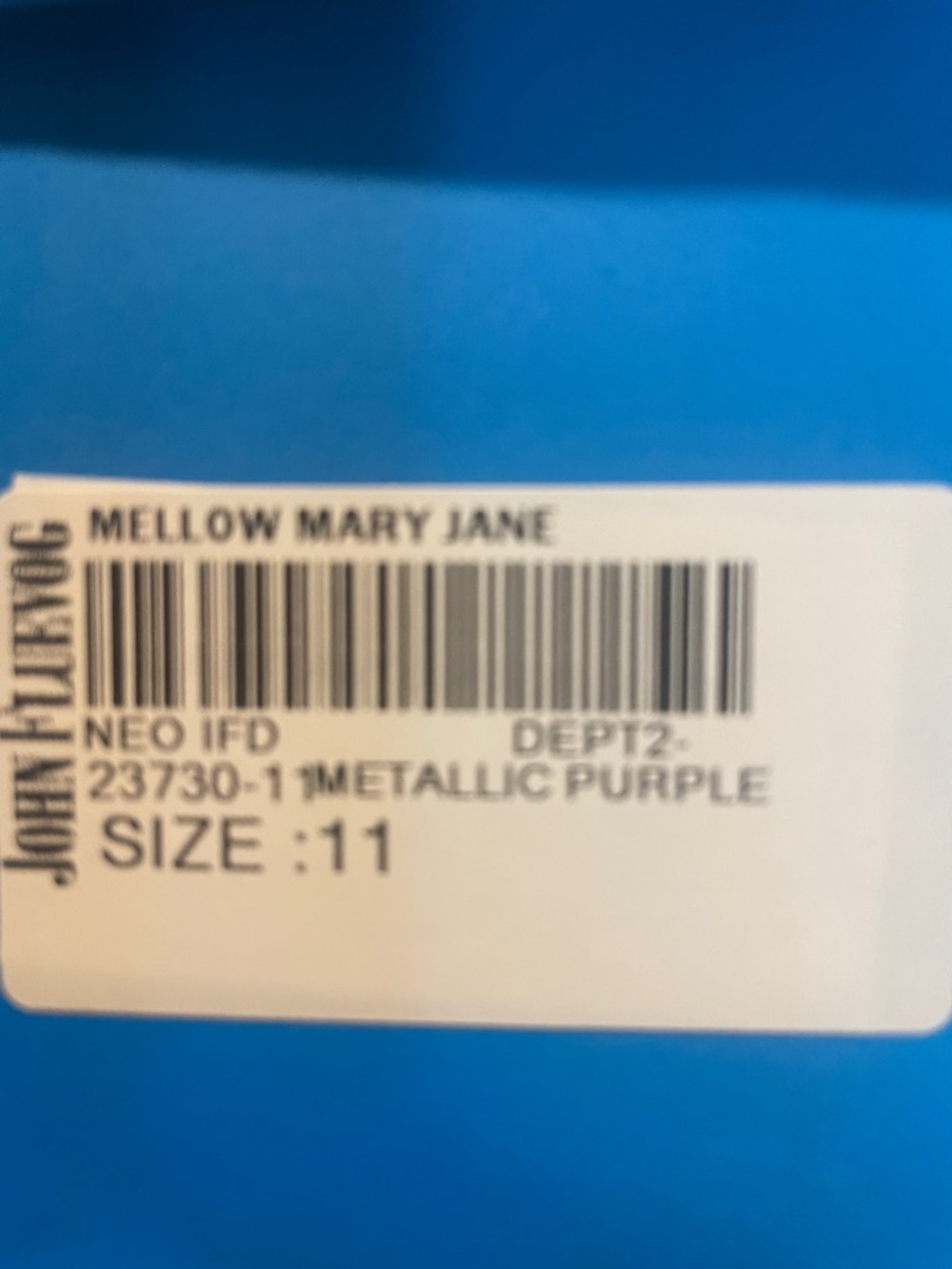 Metallic Purple Fluevog Mellow - Picture 4 of 5